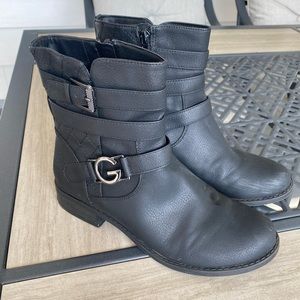 🔵GBG GUESS | ANKLE BLACK BOOTS
